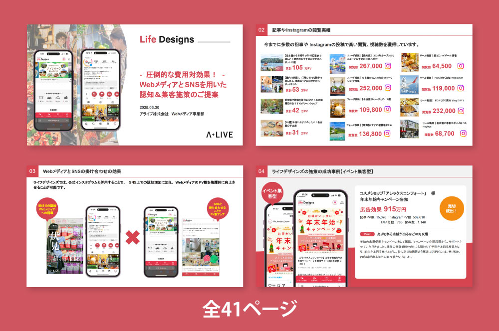 LifeDesigns(ライフデザインズ)媒体資料と成功事例集