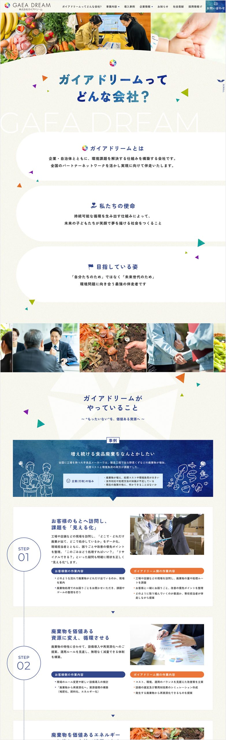 ガイアドリームってどんな会社?ページ