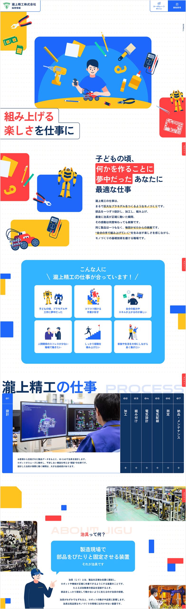 採用情報 ページ